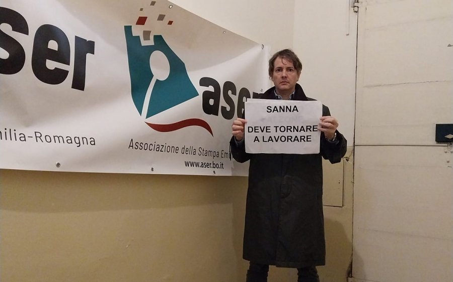 Solidarietà al collega Sanna