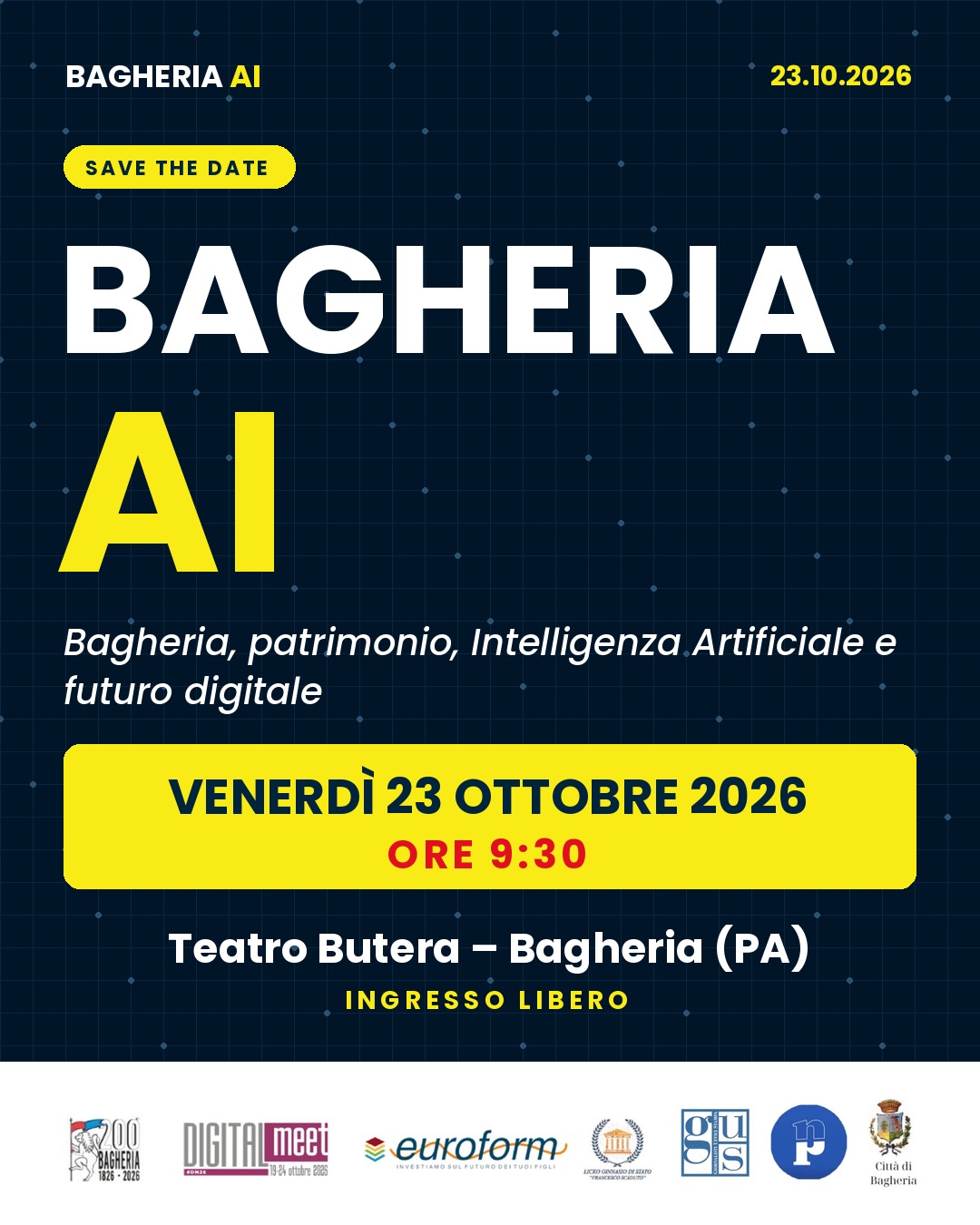 Bagheria AI: patrimonio, intelligenza artificiale e futuro digitale.